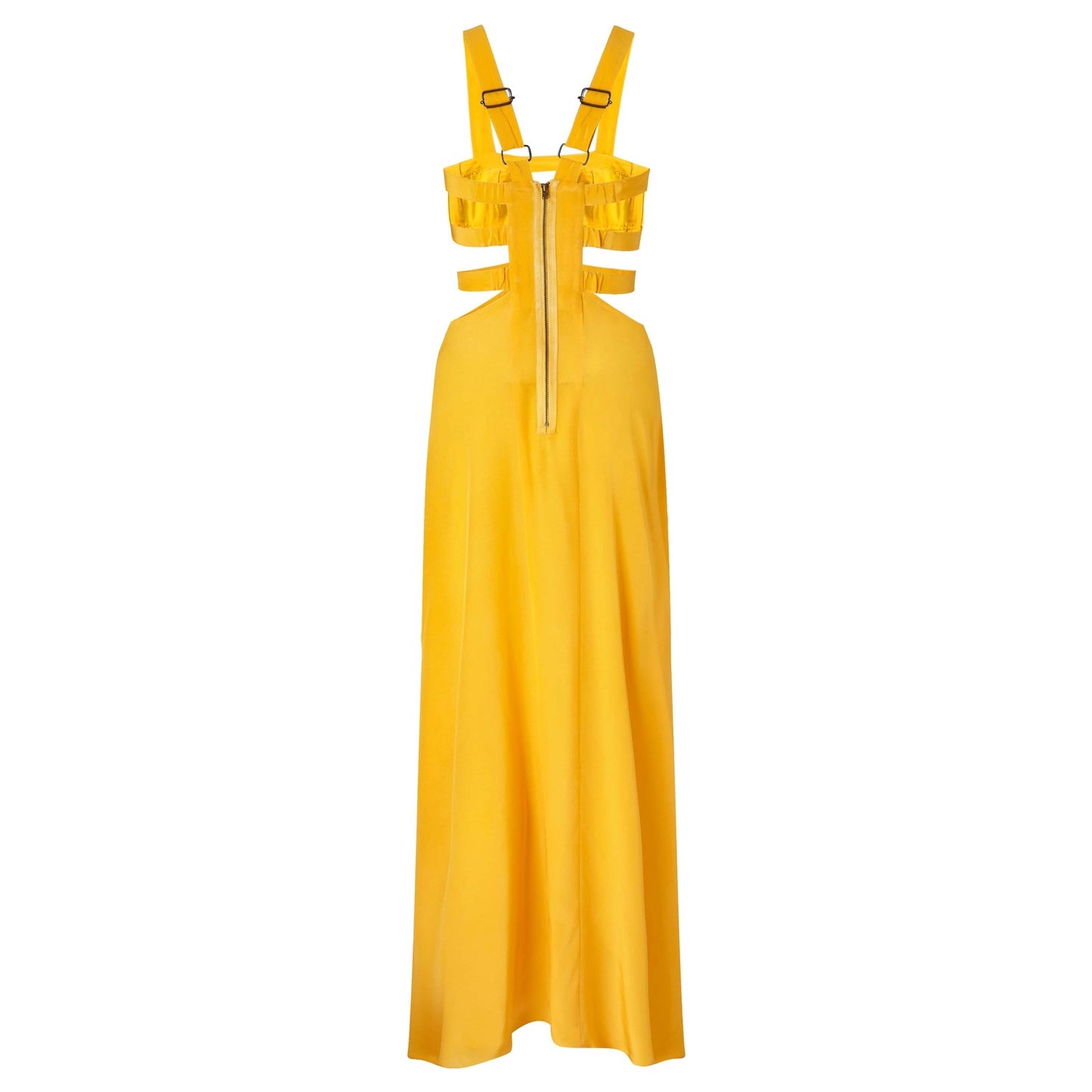 Citrine Silk Dress