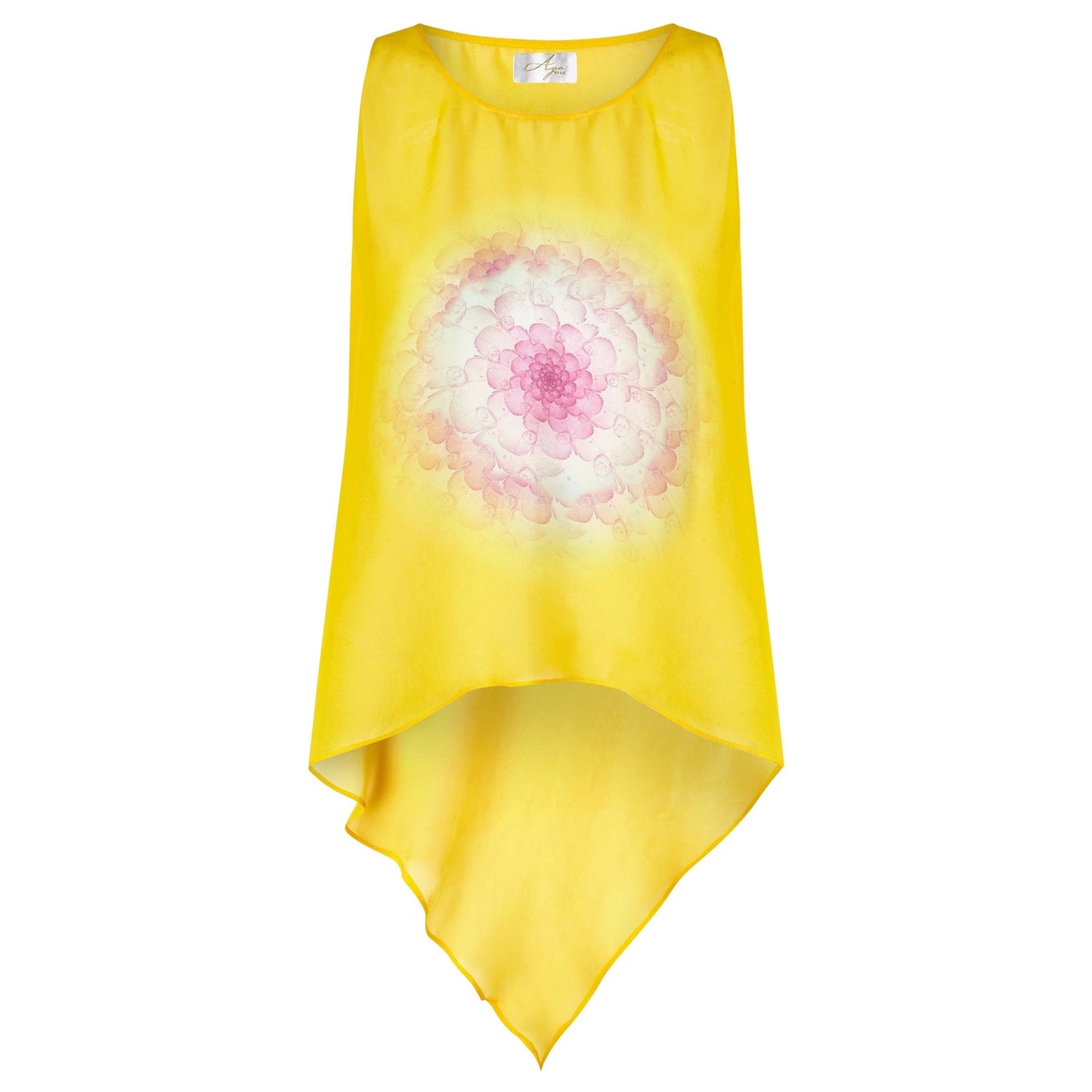 Sulphur Silk Chiffon Top