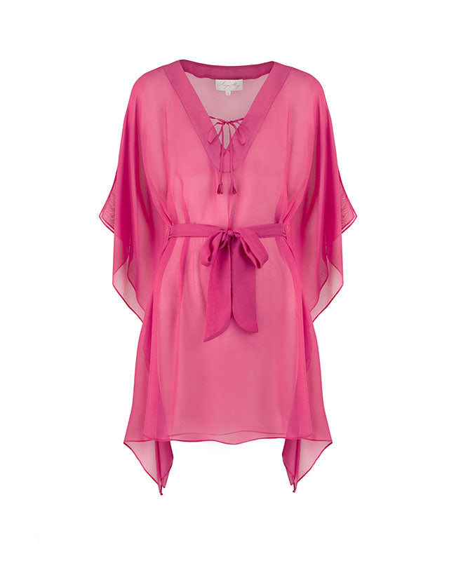 Peony Silk Chiffon Tunic