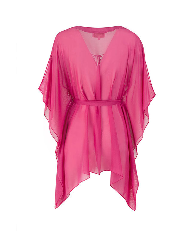 Peony Silk Chiffon Tunic