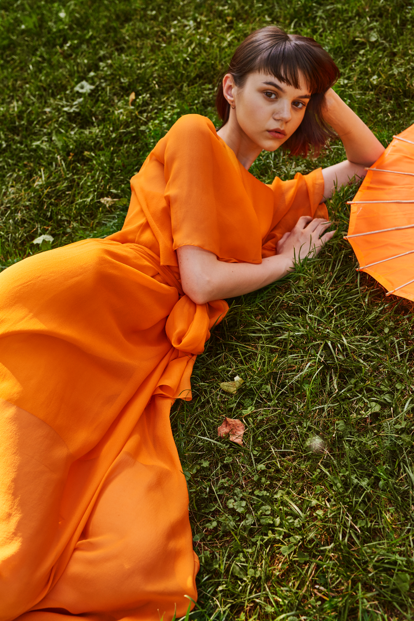 Orange Tiger Lily Dresses